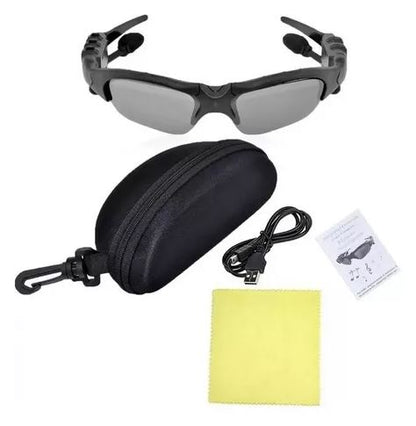 Gafas De Sol Con Bluetooth Micrófono Mp3 + Lentes De Regalo